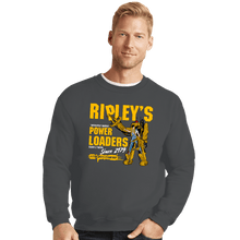 Load image into Gallery viewer, Secret_Shirts Crewneck Sweater, Unisex / Small / Charcoal Ripley's Power Loaders