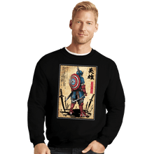 Load image into Gallery viewer, Daily_Deal_Shirts Crewneck Sweater, Unisex / Small / Black Captain Samurai