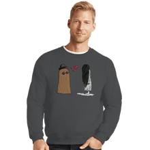 Load image into Gallery viewer, Shirts Crewneck Sweater, Unisex / Small / Charcoal Hairy Love