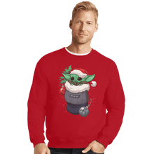 Load image into Gallery viewer, Shirts Crewneck Sweater, Unisex / Small / Red Baby Stocking Stuffer