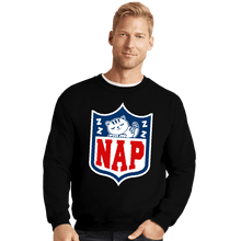 Load image into Gallery viewer, Secret_Shirts Crewneck Sweater, Unisex / Small / Black Nap After Playing