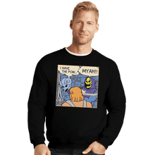 Load image into Gallery viewer, Shirts Crewneck Sweater, Unisex / Small / Black He-Slap