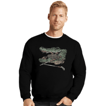 Load image into Gallery viewer, Shirts Crewneck Sweater, Unisex / Small / Black Hand Gator
