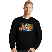 Load image into Gallery viewer, Shirts Crewneck Sweater, Unisex / Small / Black Vegeta Continue