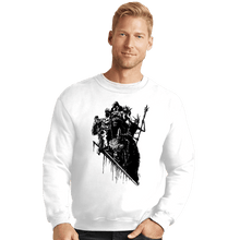 Load image into Gallery viewer, Secret_Shirts Crewneck Sweater, Unisex / Small / White Cinder Lords