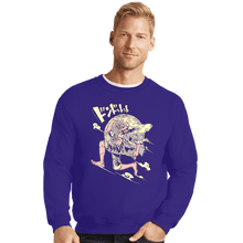 Load image into Gallery viewer, Daily_Deal_Shirts Crewneck Sweater, Unisex / Small / Violet Warrior Of Liberation