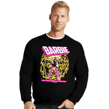 Load image into Gallery viewer, Secret_Shirts Crewneck Sweater, Unisex / Small / Black Dark Barbie