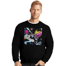 Load image into Gallery viewer, Shirts Crewneck Sweater, Unisex / Small / Black Creation Of Silver Surfer