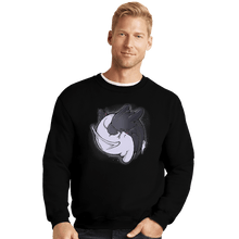 Load image into Gallery viewer, Shirts Crewneck Sweater, Unisex / Small / Black Dragon Tao