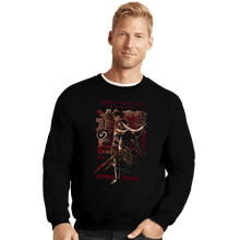 Load image into Gallery viewer, Daily_Deal_Shirts Crewneck Sweater, Unisex / Small / Black Humanity's Strongest Soldier