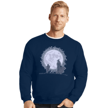 Load image into Gallery viewer, Shirts Crewneck Sweater, Unisex / Small / Navy The Adventure Begins