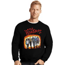 Load image into Gallery viewer, Shirts Crewneck Sweater, Unisex / Small / Black The Workers