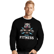 Load image into Gallery viewer, Daily_Deal_Shirts Crewneck Sweater, Unisex / Small / Black Beast Fitness
