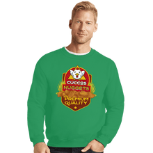 Load image into Gallery viewer, Shirts Crewneck Sweater, Unisex / Small / Irish Green Cuccos Nuggets