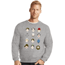 Load image into Gallery viewer, Shirts Crewneck Sweater, Unisex / Small / Sports Grey Robin Williams