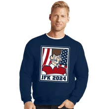 Load image into Gallery viewer, Shirts Crewneck Sweater, Unisex / Small / Navy Clone High President