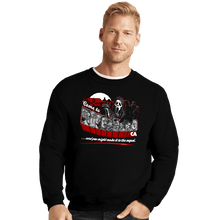 Load image into Gallery viewer, Shirts Crewneck Sweater, Unisex / Small / Black Come To Woodsboro