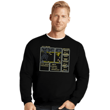 Load image into Gallery viewer, Secret_Shirts Crewneck Sweater, Unisex / Small / Black Xeno Rpg Boss Fight