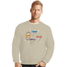 Load image into Gallery viewer, Shirts Crewneck Sweater, Unisex / Small / Sand Artists In Masks
