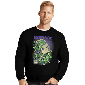 Shirts Crewneck Sweater, Unisex / Small / Black Elder Boy