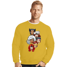 Load image into Gallery viewer, Daily_Deal_Shirts Crewneck Sweater, Unisex / Small / Gold Mutants 97