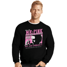 Load image into Gallery viewer, Secret_Shirts Crewneck Sweater, Unisex / Small / Black Mr Pink