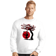 Load image into Gallery viewer, Shirts Crewneck Sweater, Unisex / Small / White Ninja Under The Sun