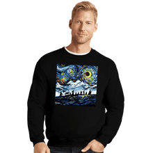 Load image into Gallery viewer, Shirts Crewneck Sweater, Unisex / Small / Black Van Gogh Never Met The Fellowship