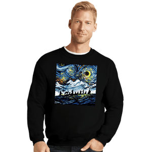 Shirts Crewneck Sweater, Unisex / Small / Black Van Gogh Never Met The Fellowship