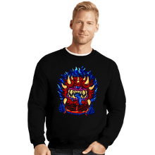 Load image into Gallery viewer, Daily_Deal_Shirts Crewneck Sweater, Unisex / Small / Black Pits Of Heck