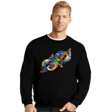 Load image into Gallery viewer, Daily_Deal_Shirts Crewneck Sweater, Unisex / Small / Black Mobius Kart