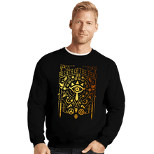 Load image into Gallery viewer, Daily_Deal_Shirts Crewneck Sweater, Unisex / Small / Black Breath Of The Hero