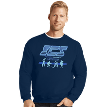 Load image into Gallery viewer, Shirts Crewneck Sweater, Unisex / Small / Navy Running Man ICS Legends
