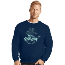 Load image into Gallery viewer, Daily_Deal_Shirts Crewneck Sweater, Unisex / Small / Navy The Polite Menace