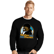 Load image into Gallery viewer, Shirts Crewneck Sweater, Unisex / Small / Black Mother Ducker