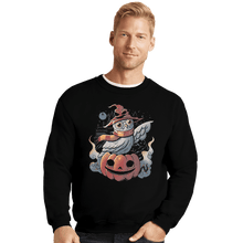 Load image into Gallery viewer, Shirts Crewneck Sweater, Unisex / Small / Black Spooky Magic