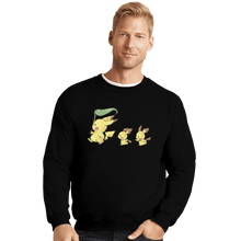Load image into Gallery viewer, Shirts Crewneck Sweater, Unisex / Small / Black Pika Pika