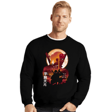Load image into Gallery viewer, Daily_Deal_Shirts Crewneck Sweater, Unisex / Small / Black Demon Tengen