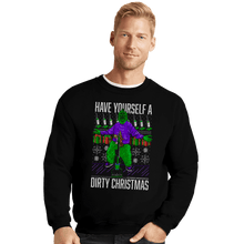 Load image into Gallery viewer, Daily_Deal_Shirts Crewneck Sweater, Unisex / Small / Black Ugly Mr Grouchy Sweater