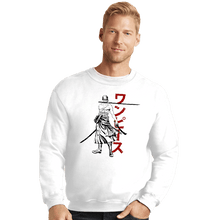 Load image into Gallery viewer, Shirts Crewneck Sweater, Unisex / Small / White The Pirate Hunter