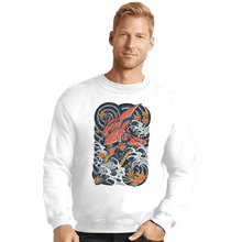 Load image into Gallery viewer, Shirts Crewneck Sweater, Unisex / Small / White Char's Counterattack