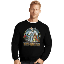 Load image into Gallery viewer, Shirts Crewneck Sweater, Unisex / Small / Black Worm of Grooviness