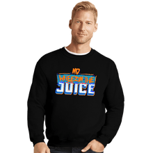 Load image into Gallery viewer, Shirts Crewneck Sweater, Unisex / Small / Black No Wheezin The Juice