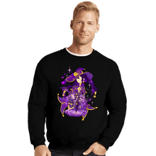 Load image into Gallery viewer, Shirts Crewneck Sweater, Unisex / Small / Black Astral Reflection Mona