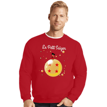 Load image into Gallery viewer, Shirts Crewneck Sweater, Unisex / Small / Red Le Petit Saiyen