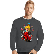 Load image into Gallery viewer, Daily_Deal_Shirts Crewneck Sweater, Unisex / Small / Charcoal King Of Donuts
