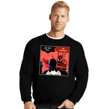 Load image into Gallery viewer, Shirts Crewneck Sweater, Unisex / Small / Black Symbiote Slap