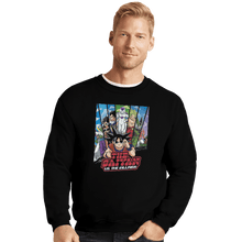 Load image into Gallery viewer, Shirts Crewneck Sweater, Unisex / Small / Black The Saiyan Vs The Villains