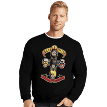 Load image into Gallery viewer, Shirts Crewneck Sweater, Unisex / Small / Black Guns N Titans
