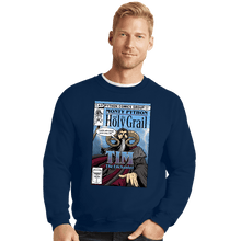 Load image into Gallery viewer, Shirts Crewneck Sweater, Unisex / Small / Navy Call Me Tim